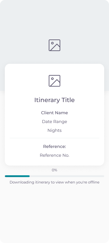 TravelKey wireframe: offline download